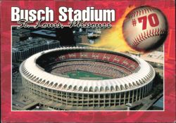 Busch Stadium - Home of the St. Louis Cardinals #70 Postcard