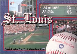 St. Louis Home Run City 1998 Mark McGwire Record Postcard