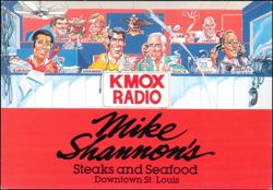 Mike Shannon's Steaks and Seafood Restaurant St. Louis MO Postcard