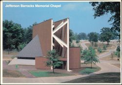 Jefferson Barracks Memorial Chapel Postcard