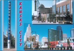 Power & Light District in Downtown Postcard