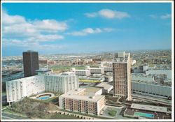 Crown Center Complex View From Liberty Memorial Postcard