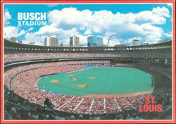 Busch Memorial Stadium Home of the Cardinals St. Louis Postcard
