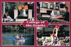 College of the Ozarks Campus Views and Hard Work U Postcard