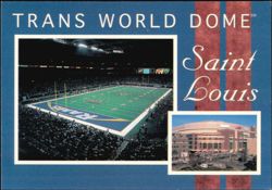 Trans World Dome St. Louis Rams Stadium Postcard