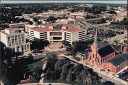 State Capitol Dome View of Broadway and Truman State Office Buildings Postcard