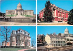 Discover Missouri's History: Visit Jefferson City Postcard
