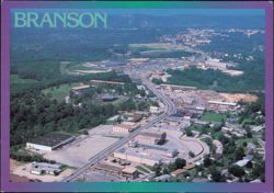 76 Country Boulevard, Aerial View Postcard