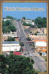 Historic Downtown Branson Street View Postcard
