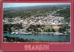 Taneycomo Lake Front Postcard