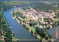 Aerial View of Branson and Lake Taneycomo Postcard