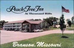 Peach Tree Inn At Thousand Hills Postcard