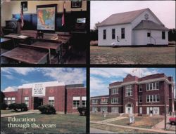 Education Through The Years - Butler Grade School Postcard