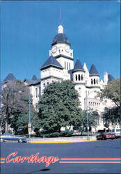 Jasper County Courthouse - Carthage, Missouri Postcard