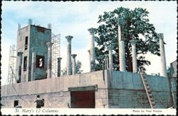St. Mary's 12 Columns Reconstruction Westminster College Postcard