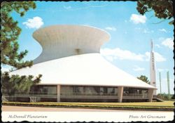 McDonnell Planetarium Forest Park Architecture St. Louis Postcard