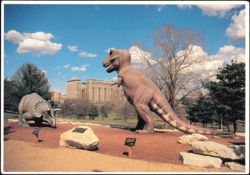 St. Louis Science Center Forest Park Dinosaurs Postcard