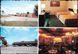 Town'n Country Motel & Isabelle's Restaurant Postcard