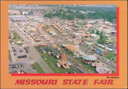 Missouri State Fair Aerial View Postcard