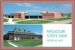 Missouri State Fair - Exhibition Center and Grounds Postcard