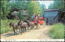 Butterfield Stage, Silver Dollar City Postcard