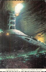 Cathedral Room and Liberty Bell Formation in Marvel Cave Postcard