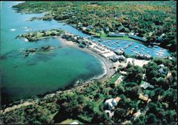 Perkins Cove Aerial View Postcard
