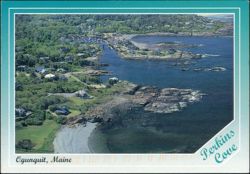 Perkins Cove Aerial View Postcard