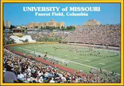 University of Missouri Faurot Field, Columbia Postcard