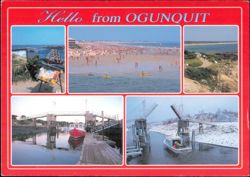 Multi-View Scenics of Ogunquit Postcard
