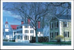 Traditional Architecture in Kennebunkport Maine Postcard