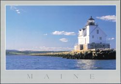 Rockland Breakwater Light Postcard
