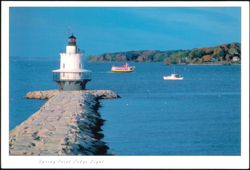 Spring Point Ledge Light Postcard