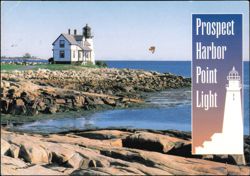 Prospect Harbor Point Light Postcard