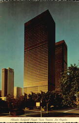 Atlantic Richfield Plaza's Twin Towers Postcard