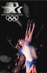 Games of the XXIIIrd Olympiad Los Angeles 1984 Tennis Postcard
