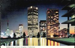Reflections of Los Angeles, Dynamic Giant of the West Postcard