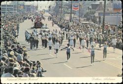 National Peanut Festival Parade Marching Band and Floats Postcard