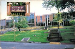University of Northern Alabama Campus View in Florence Postcard