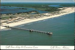 Gulf State Lodge & Convention Center and Fishing Pier Postcard