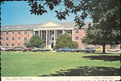 Edward M. Shackelford Hall at Troy State University Postcard