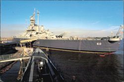 U.S.S. Alabama and U.S.S. Drum Postcard