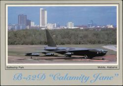 B-52D Stratofortress Calamaity Jane at Battleship Park Postcard
