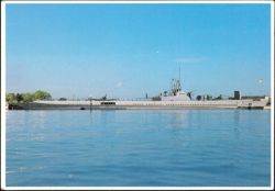 U.S.S. Drum (SS 228) Submarine at USS Alabama Memorial Park Postcard