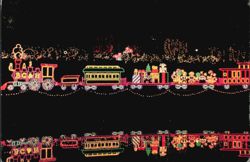 Bellingrath Gardens and Home - Magic Christmas in Lights Postcard