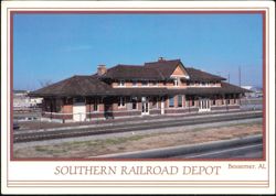 Southern Railroad Depot Postcard