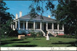 Springtime at Beauvoir, Jefferson Davis Shrine Postcard