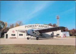 1929 Ford Trimotor at Pioneer Airport Oshkosh Postcard