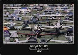 AirVenture Oshkosh Wittman Regional Airport Air Show Postcard