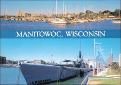 Submariner Museum and Marina View Postcard